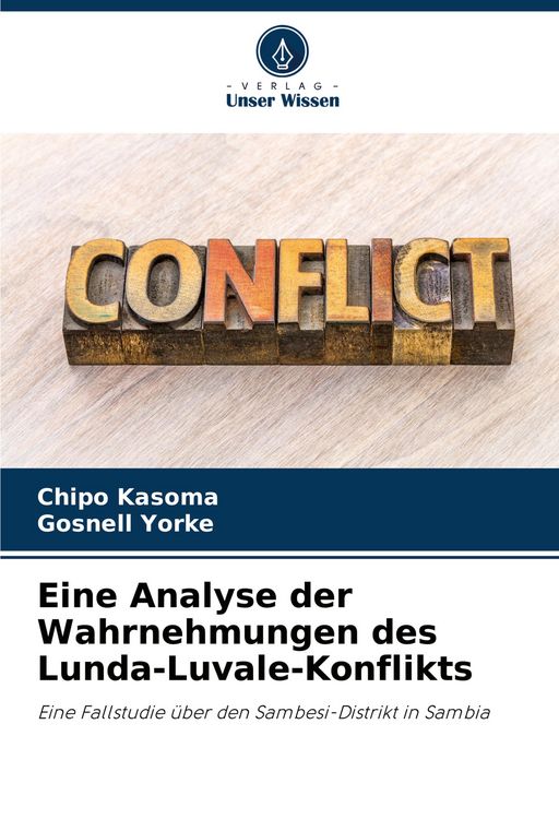 Produktbild: Eine Analyse der Wahrnehmungen des Lunda-Luvale-Konflikts