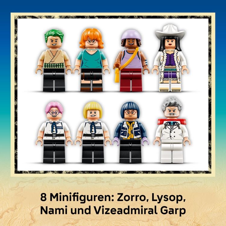 Produktbild: LEGO ONE PIECE 75646 Garps Marineschlachtschiff, Spielzeug ab 9 Jahren