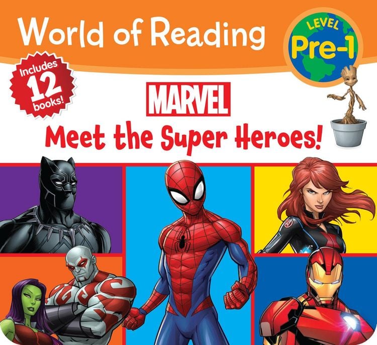 Produktbild: World of Reading Marvel: Meet the Super Heroes!-Pre-Level 1 Boxed Set