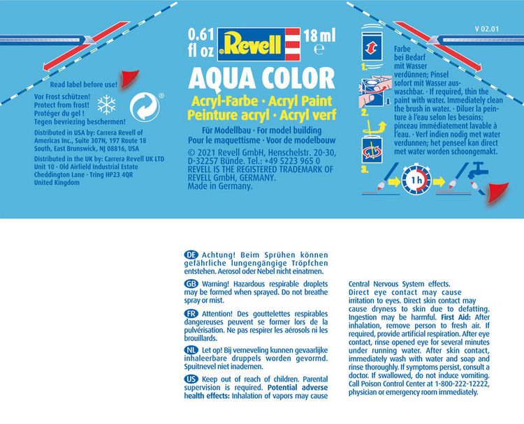 Produktbild: Aqua staubgrau, matt
