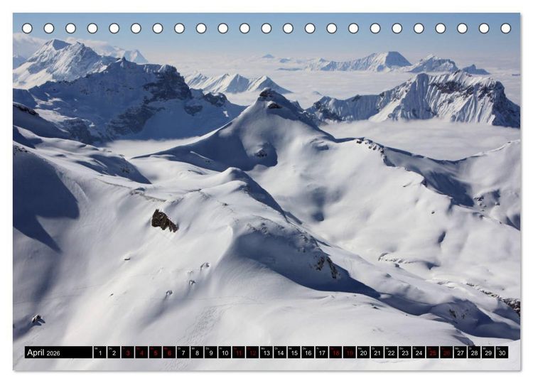 Produktbild: Bergmagie &ndash; Fotos aus dem Berner Oberland (Tischkalender 2026 DIN A5 quer), CALVENDO Monatskalender