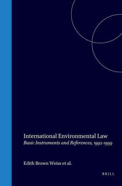 Produktbild: International Environmental Law 1992-1999