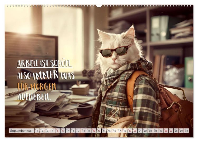 Produktbild: BEH&Ouml;RDE Der allt&auml;gliche Wahnsinn (hochwertiger Premium Wandkalender 2026 DIN A2 quer), Kunstdruck in Hochglanz