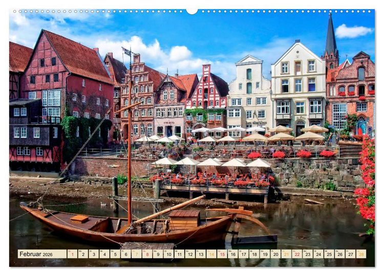 Produktbild: Reise durch Deutschland - Niedersachsen (hochwertiger Premium Wandkalender 2026 DIN A2 quer), Kunstdruck in Hochglanz