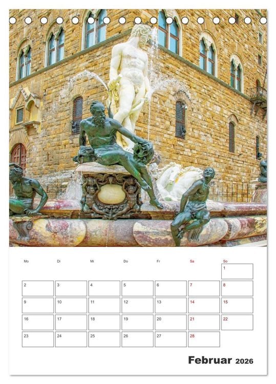 Produktbild: Florenz - Stadt mit besonderem Zauber (Tischkalender 2026 DIN A5 hoch), CALVENDO Monatskalender