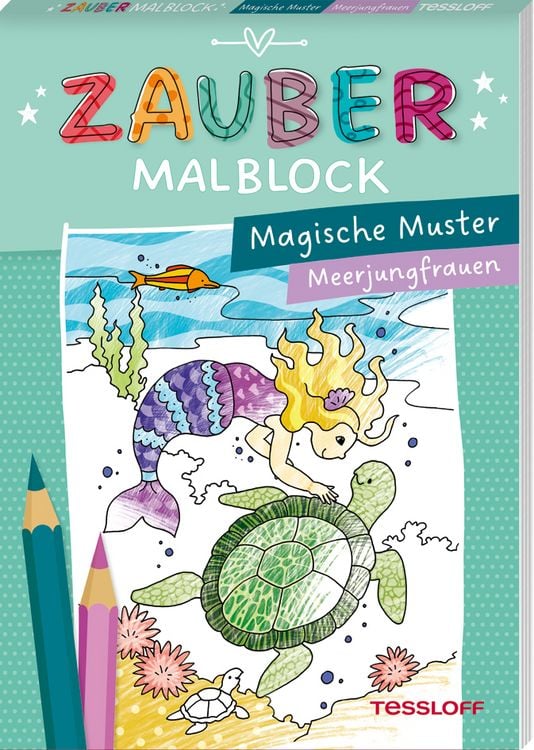 Produktbild: Zaubermalblock. Magische Muster. Meerjungfrauen