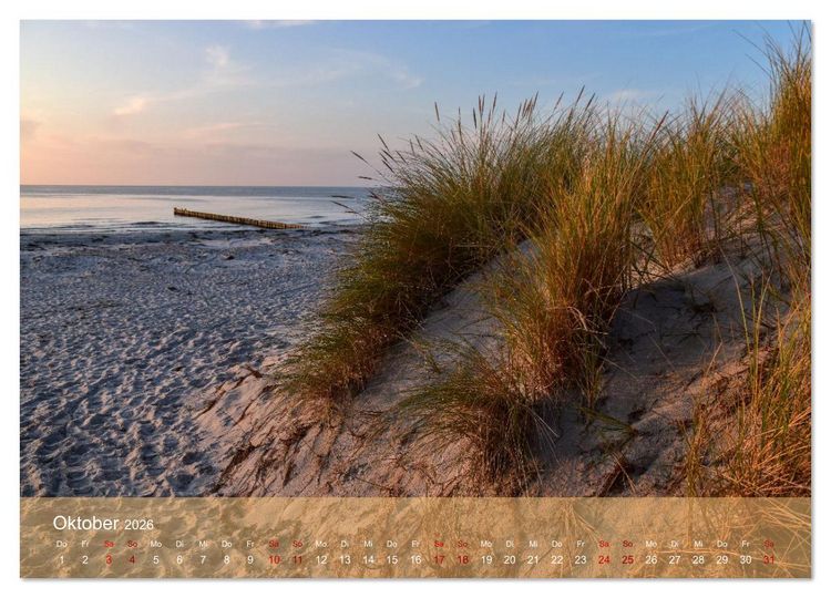 Produktbild: Faszination Hiddensee (Wandkalender 2026 DIN A3 quer), CALVENDO Monatskalender