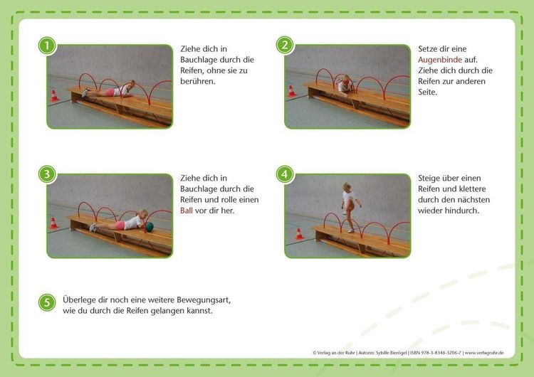 Produktbild: Stationen-Fotokarten f&uuml;r den Sportunterricht &ndash; Klasse 1/2
