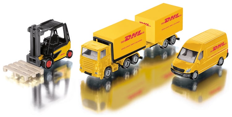 Produktbild: Siku 6324 Geschenkset DHL