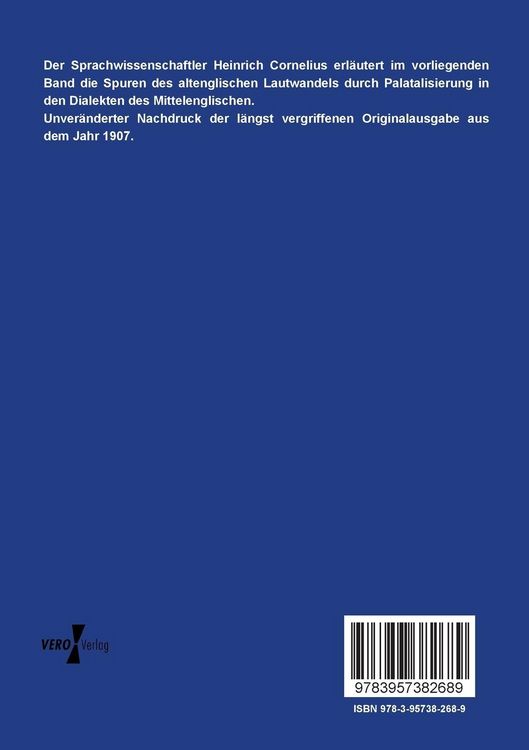 Produktbild: Die altenglische Diphtongierung durch Palatale