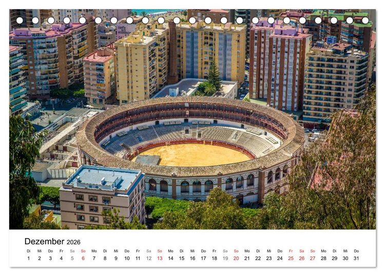 Produktbild: Andalusien - die Wiege vieler spanischer Traditione (Tischkalender 2026 DIN A5 quer), CALVENDO Monatskalender