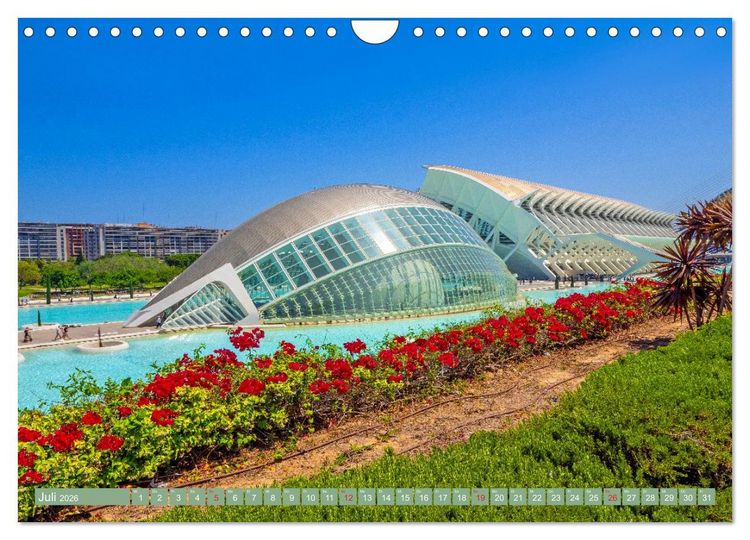 Produktbild: Zauberhaftes Valencia (Wandkalender 2026 DIN A4 quer), CALVENDO Monatskalender