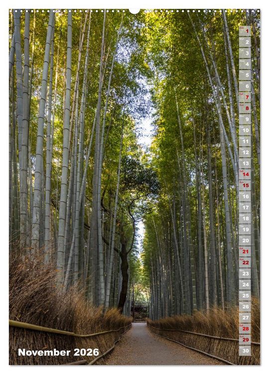 Produktbild: THE MAGIC OF JAPAN Charming impressions (High Quality Premium Wall Calendar 2026 DIN A2 portrait),CALVENDO 12 Month Wall Calendar