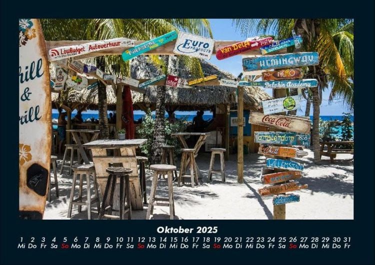 Produktbild: Karibik 2025 Fotokalender DIN A4