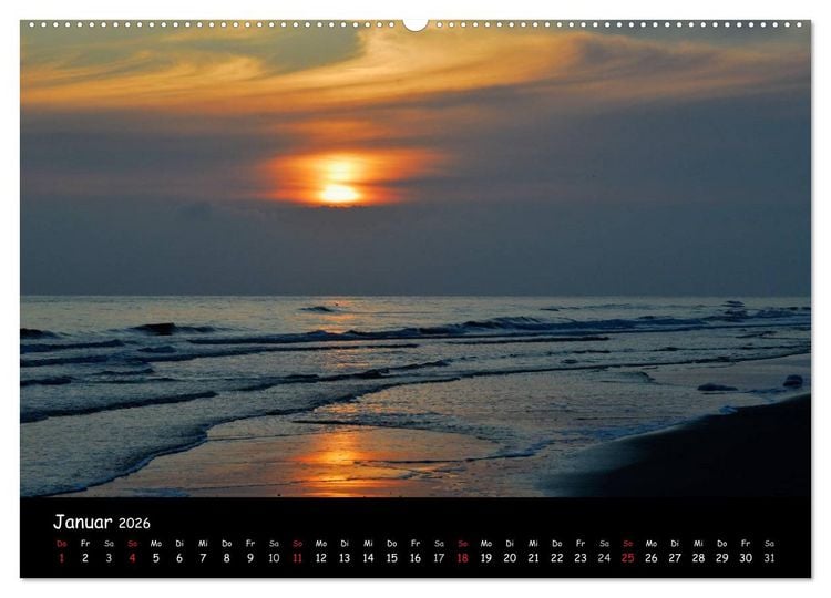Produktbild: Amrum (Wandkalender 2026 DIN A2 quer), CALVENDO Monatskalender
