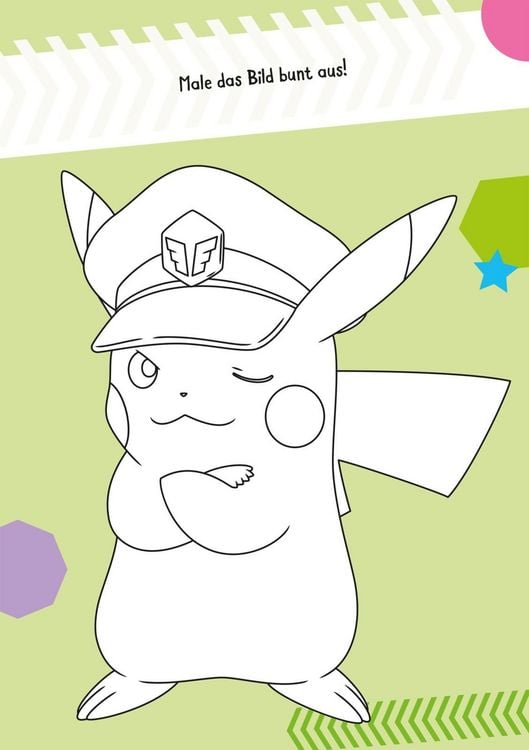 Produktbild: Pok&eacute;mon Activity-Buch: Pok&eacute;mon Mein bunter Mal- und R&auml;tselblock