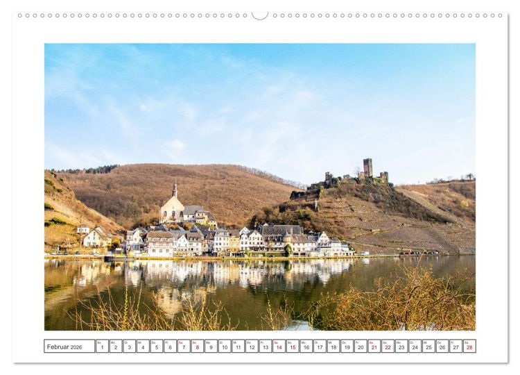 Produktbild: Die Mosel erwacht aus Ihrem Winterschlaf (hochwertiger Premium Wandkalender 2026 DIN A2 quer), Kunstdruck in Hochglanz