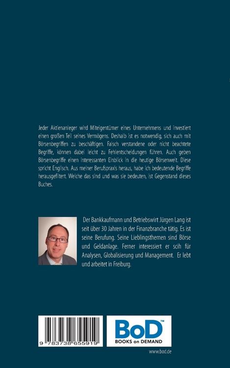 Produktbild: B&ouml;rsenbegriffe f&uuml;r internationale B&ouml;rsenanleger