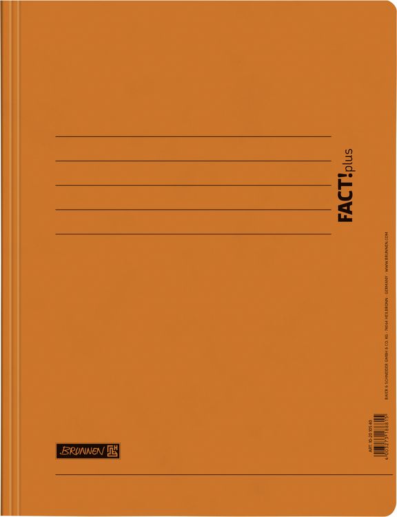Produktbild: Brunnen Spiralhefter FACT!plus orange