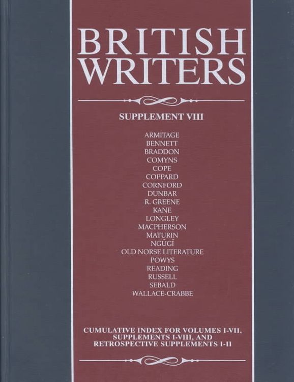 Produktbild: British Writers, Supplement VIII