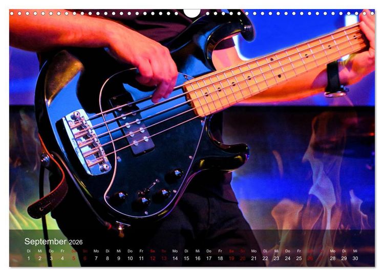 Produktbild: Rockmusik live (Wandkalender 2026 DIN A3 quer), CALVENDO Monatskalender