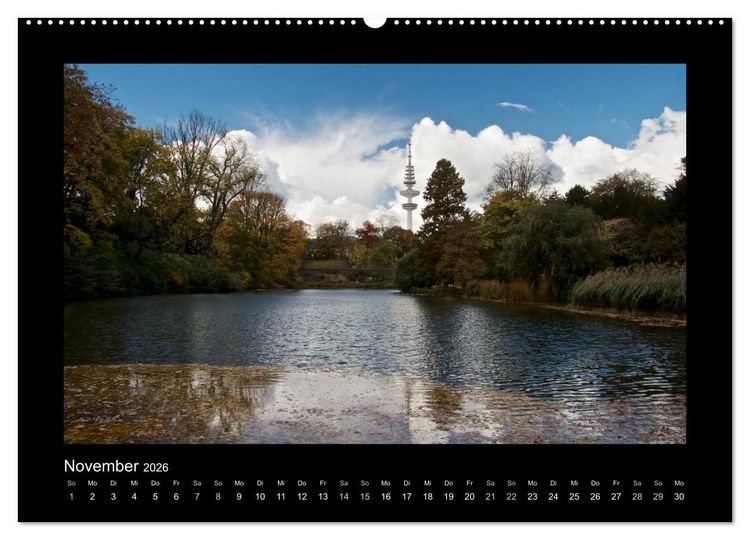 Produktbild: Hamburg - Impressionen (Wandkalender 2026 DIN A2 quer), CALVENDO Monatskalender