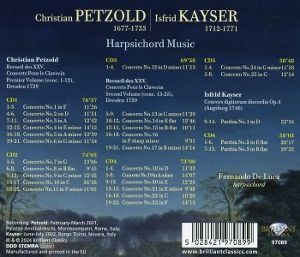 Produktbild: Pezold/Kayser:Harpsichord Music