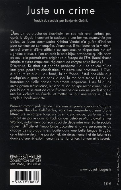 Produktbild: Juste un Crime
