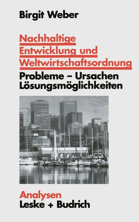 Produktbild: Nachhaltige Entwicklung und Weltwirtschaftsordnung