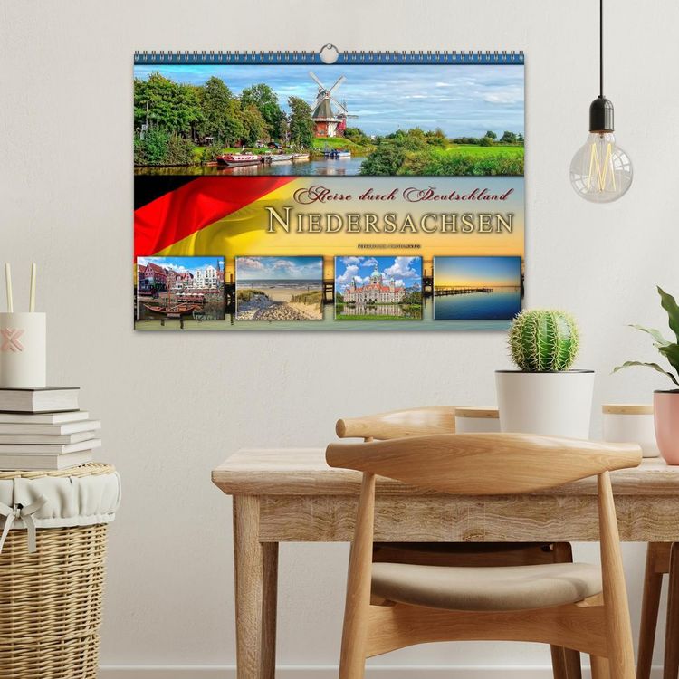Produktbild: Reise durch Deutschland - Niedersachsen (Wandkalender 2026 DIN A3 quer), CALVENDO Monatskalender