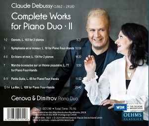 Produktbild: Debussy: S&auml;mtliche Werke f&uuml;r Klavierduo Vol. 2