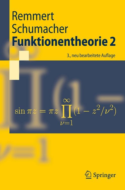 Produktbild: Funktionentheorie 2