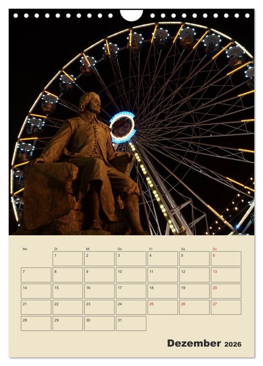 Produktbild: Komm nach Magdeburg (Wandkalender 2026 DIN A4 hoch), CALVENDO Monatskalender