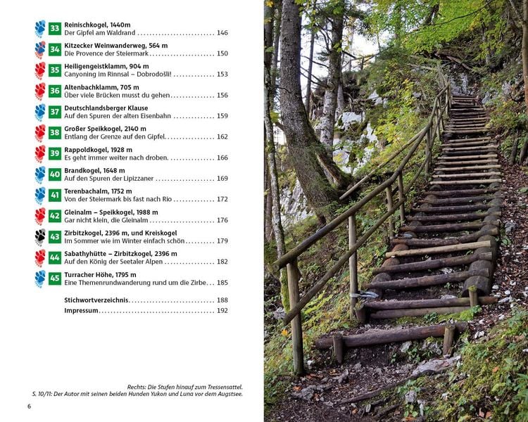 Produktbild: ROTHER Wanderbuch Wandern mit Hund Steiermark