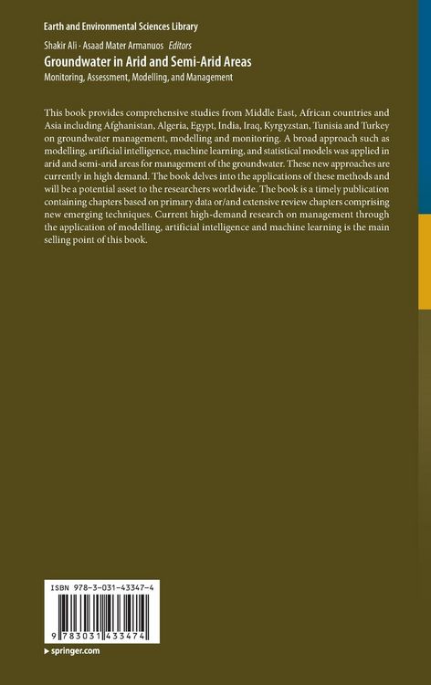 Produktbild: Groundwater in Arid and Semi-Arid Areas
