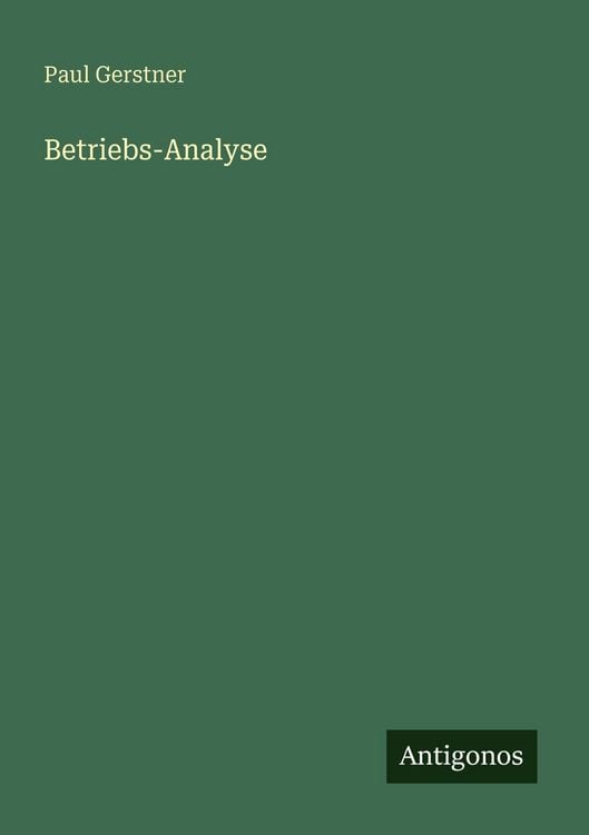 Produktbild: Betriebs-Analyse