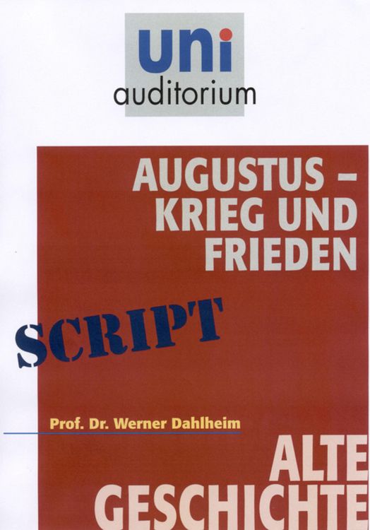 Produktbild: Augustus - Krieg und Frieden
