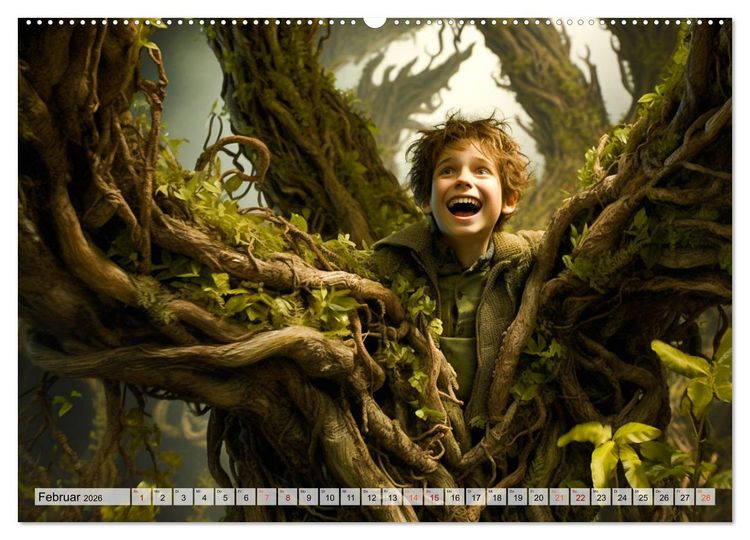 Produktbild: Zauberhafte M&auml;rchen aus aller Welt (hochwertiger Premium Wandkalender 2026 DIN A2 quer), Kunstdruck in Hochglanz
