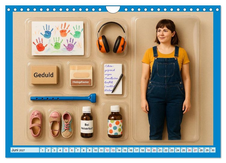 Produktbild: Einmal Traumjob bitte - zum Mitnehmen (Wandkalender 2027 DIN A4 quer), CALVENDO Monatskalender