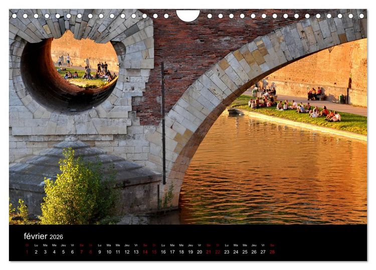 Produktbild: Toulousaine (Calendrier mural 2026 DIN A4 vertical), CALVENDO calendrier mensuel