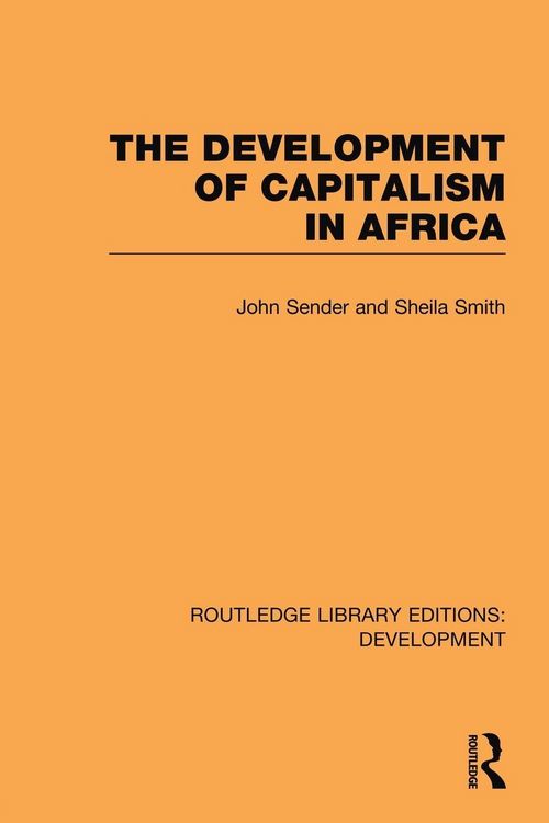 Produktbild: The Development of Capitalism in Africa