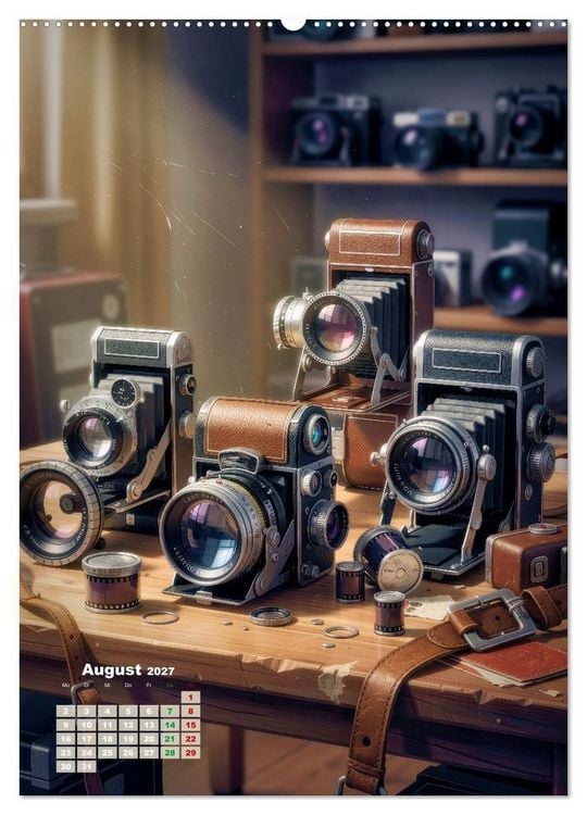 Produktbild: Kamera Nostalgie (hochwertiger Premium Wandkalender 2027 DIN A2 hoch), Kunstdruck in Hochglanz