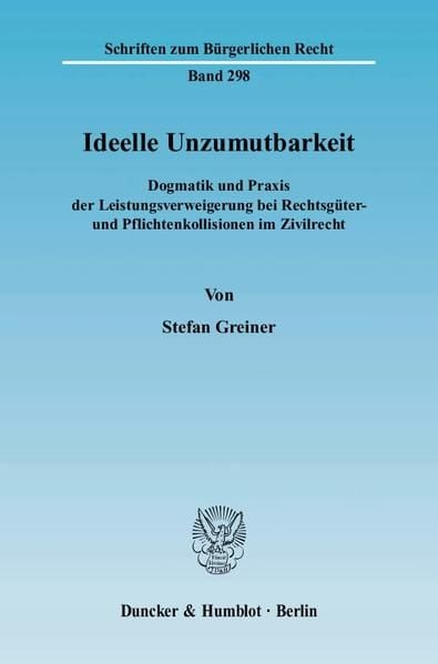 Produktbild: Ideelle Unzumutbarkeit.