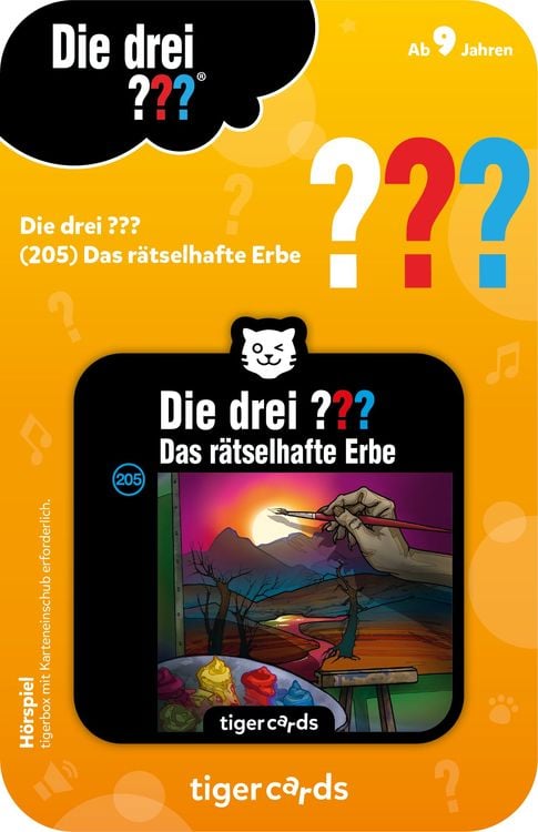 Produktbild: Tiger Media - Tigercards - Die Drei ??? - Rätselhaftes Erbe, 205