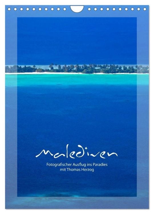Produktbild: M A L E D I V E N (Wandkalender 2026 DIN A4 hoch), CALVENDO Monatskalender