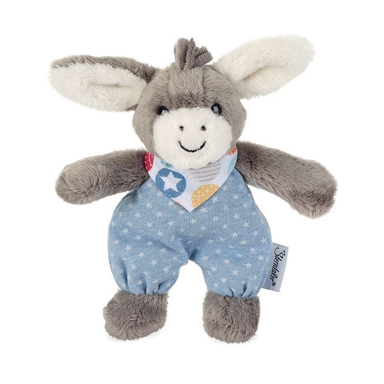 Produktbild: Mini Spieltier Esel Emmi Boy blau 17cm inkl. Rassel