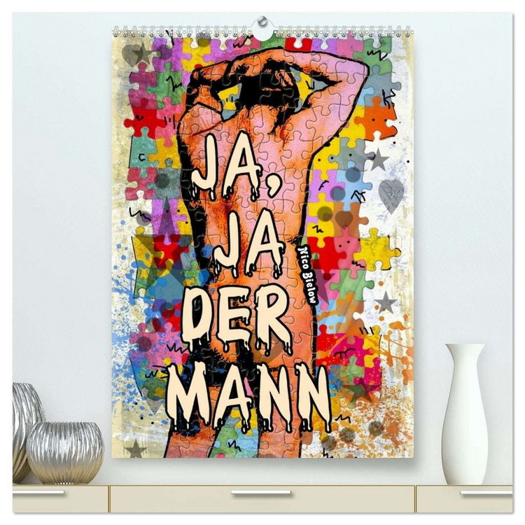 Produktbild: Ja, Ja der Mann (hochwertiger Premium Wandkalender 2026 DIN A2 hoch), Kunstdruck in Hochglanz