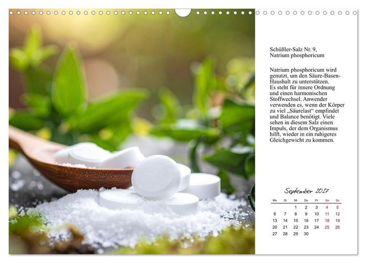 Produktbild: Die Kraft der Mineralbalance (Wandkalender 2027 DIN A3 quer), CALVENDO Monatskalender