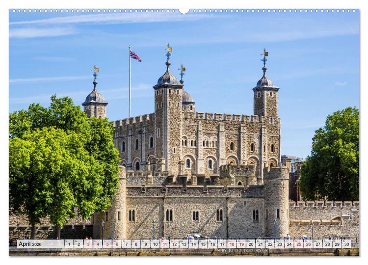 Produktbild: LONDON Magie einer Metropole (Wandkalender 2026 DIN A2 quer), CALVENDO Monatskalender