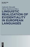 Produktbild: Linguistic Realization of Evidentiality in European Languages